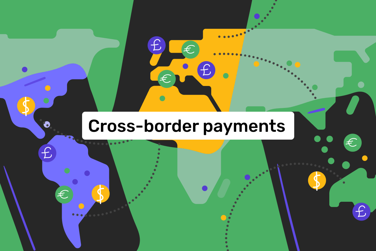Illustration of cross-border payment services
